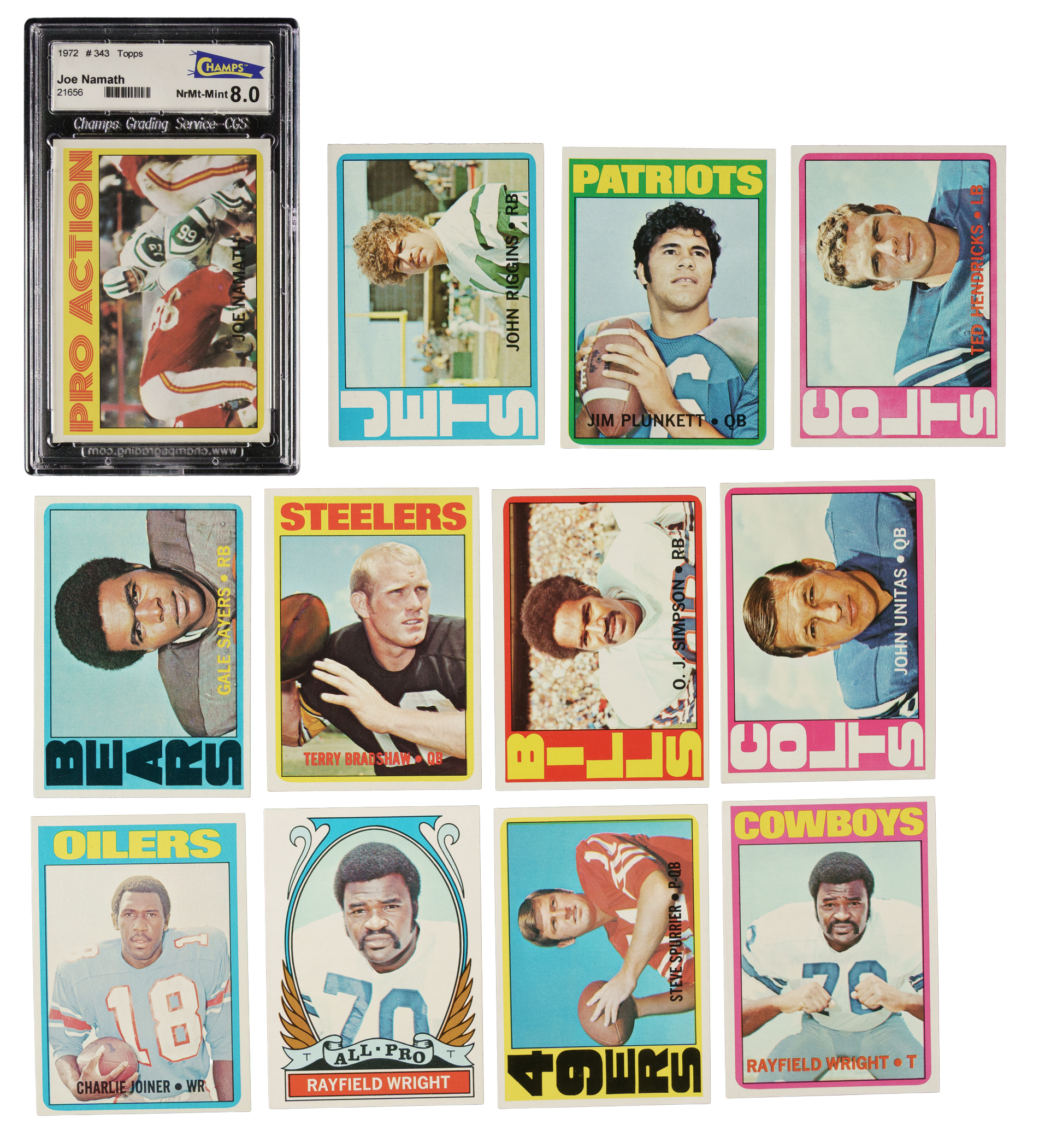 1972 Topps Football Complete Set (351) | REA Archive