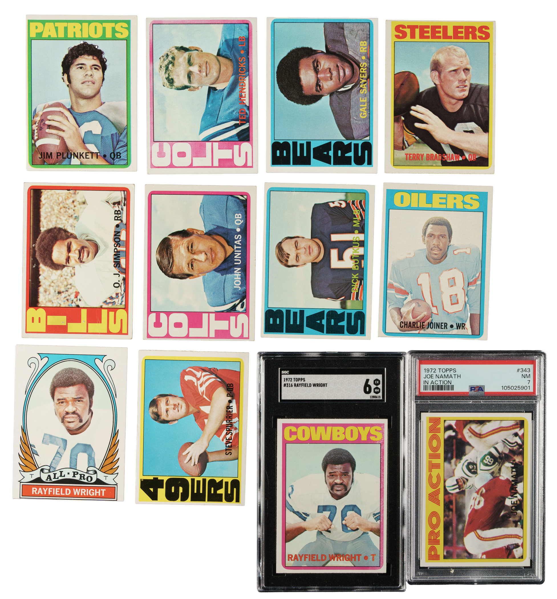 1972 Topps Football Complete Set (351) | REA Archive