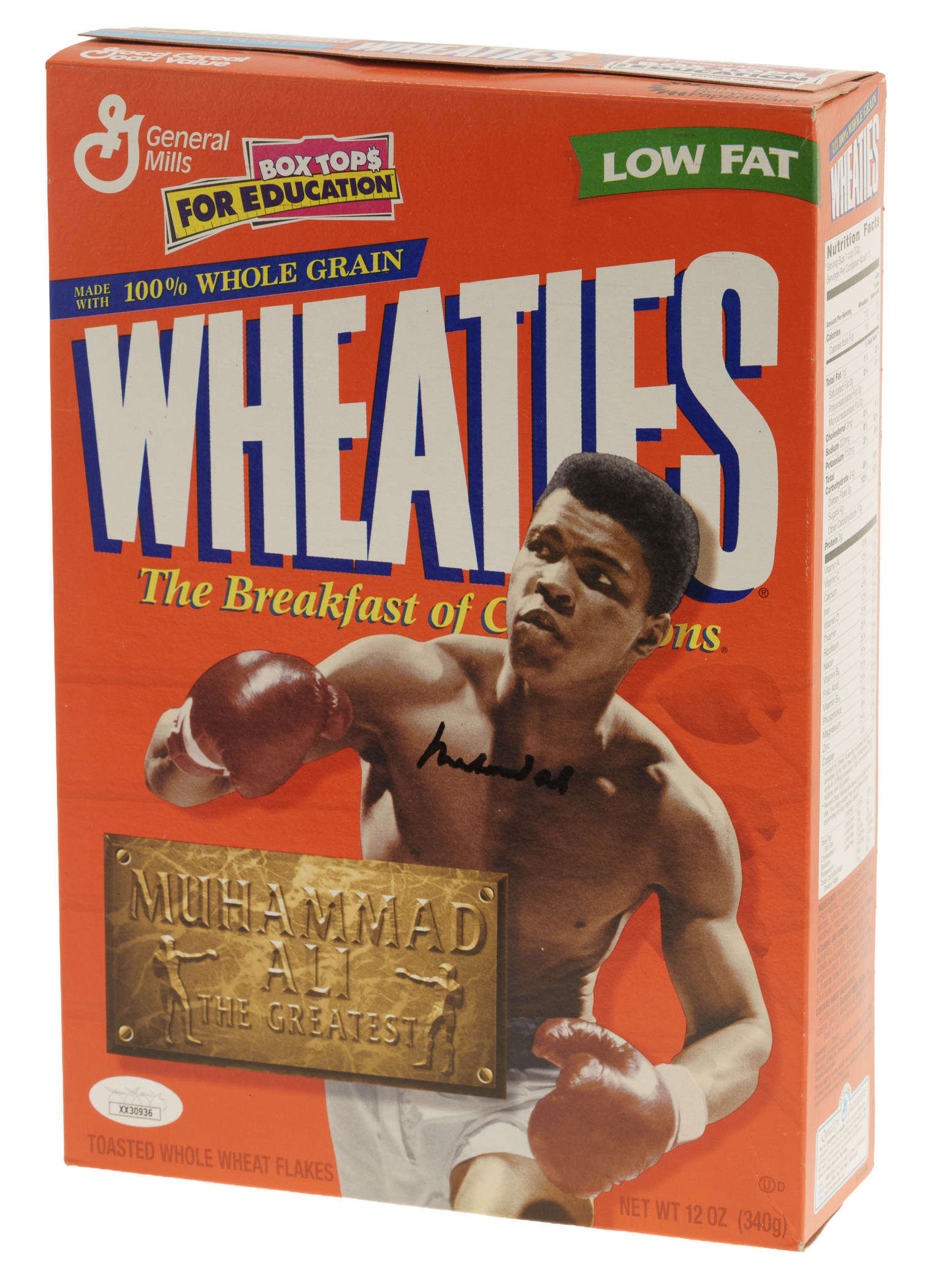 Muhammad Ali Signed Wheaties Box - JSA | REA Archive