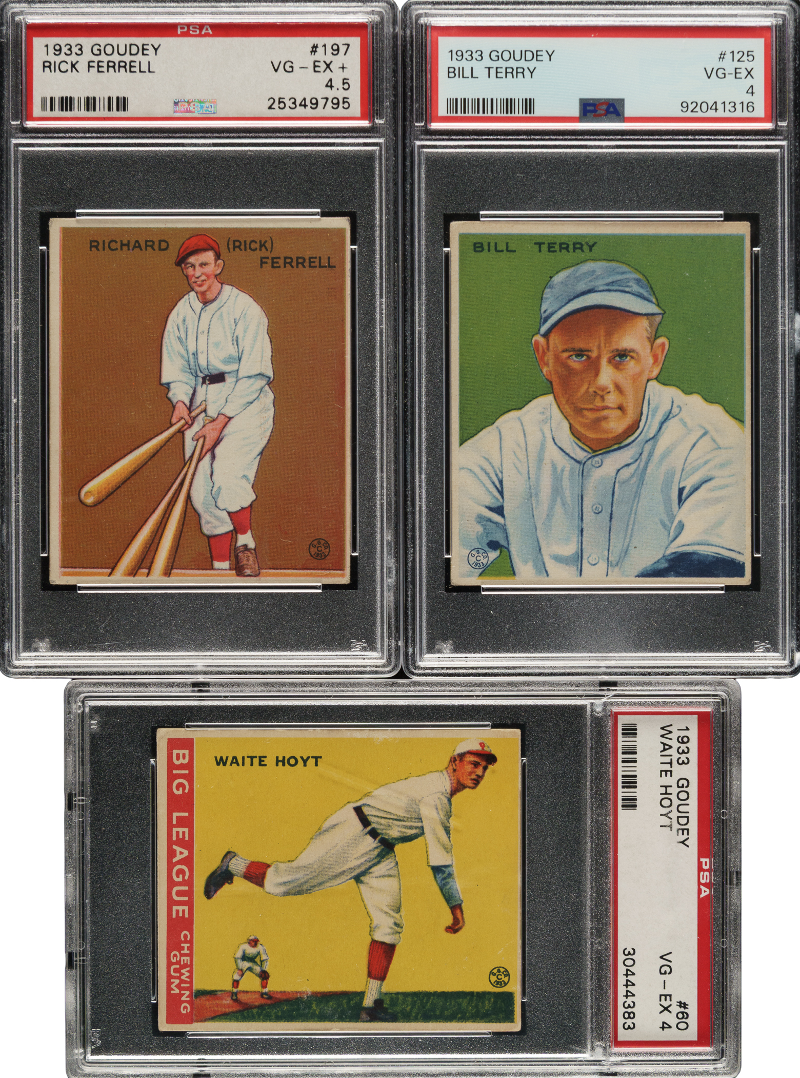 1933 R319 Goudey PSA-Graded Near-Complete Set (188/240) | REA Archive
