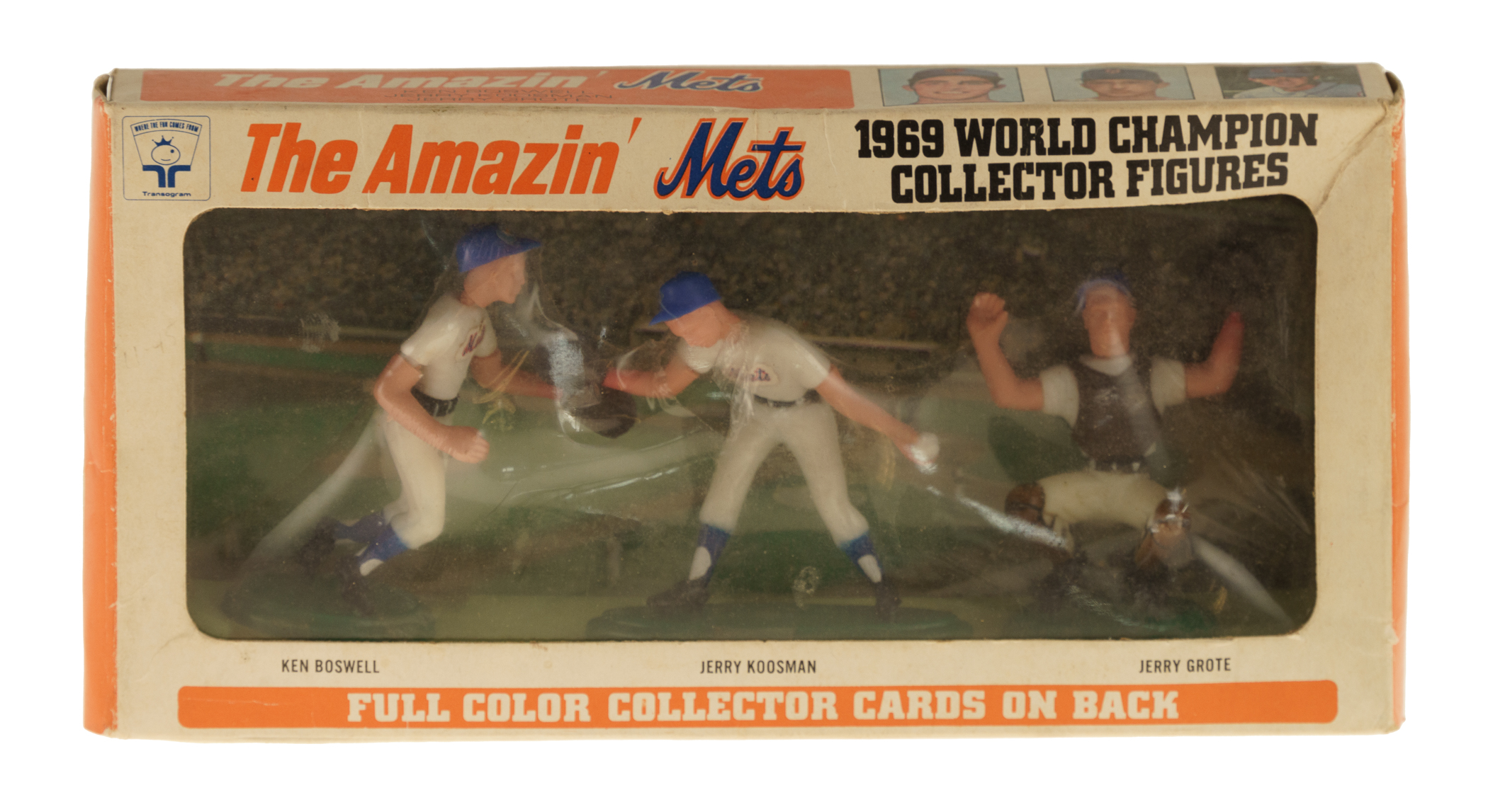 1970 Transogram Complete Box with Ken Boswell, Jerry Koosman, and Jerry ...