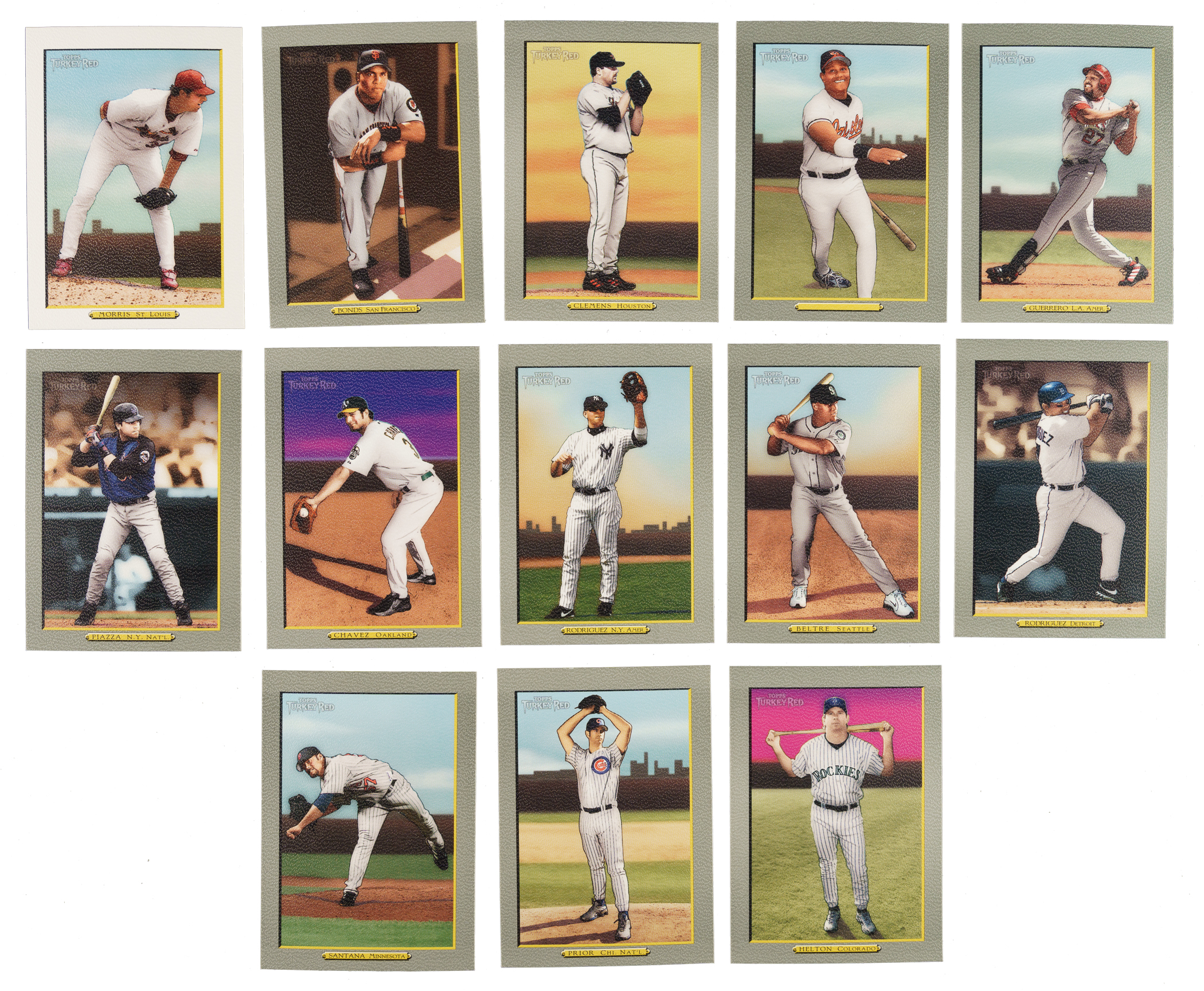 2005 Topps Turkey Red Complete Set (315) Plus Original Display Box and ...