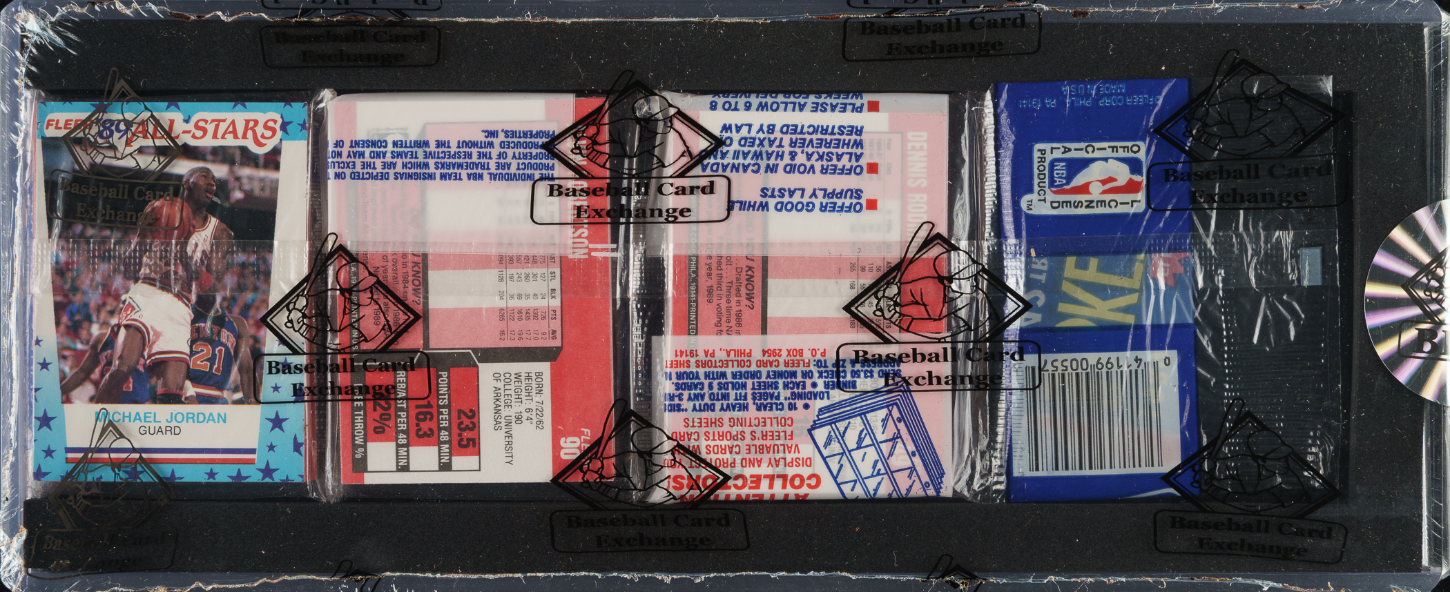 1990 fleer michael jordan sticker