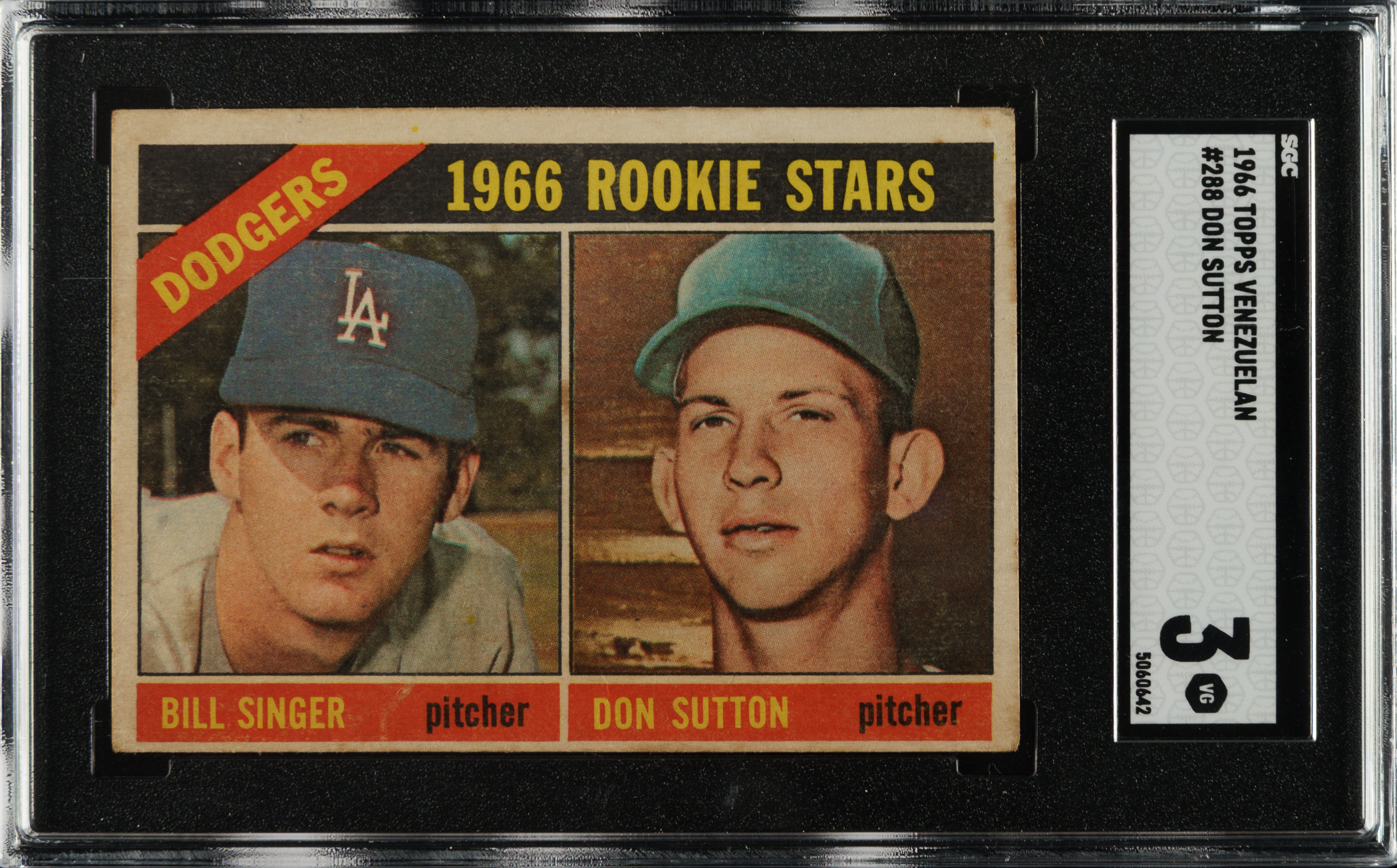 1966 Topps Venezuelan #288 Don Sutton Rookie SGC VG 3 | REA Archive