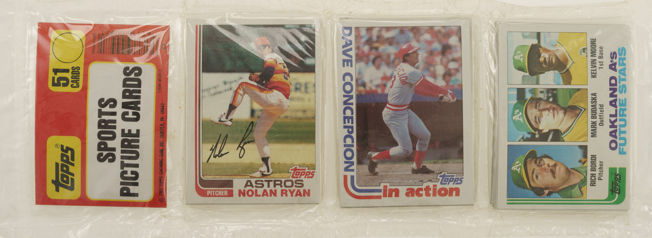 1982 Topps Unopened Rack Pack - Nolan Ryan on Top | REA Archive