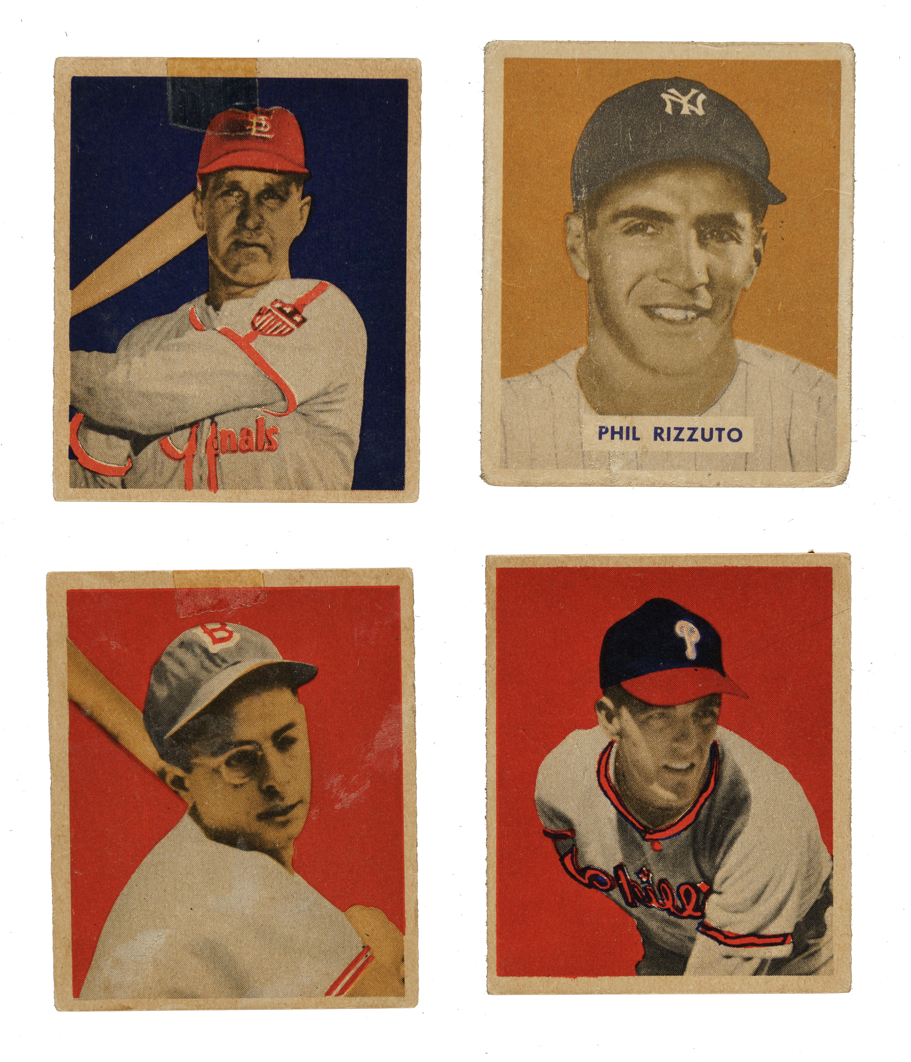 1949 Bowman Collection (67) Including Phil Rizzuto and Enos Slaughter ...
