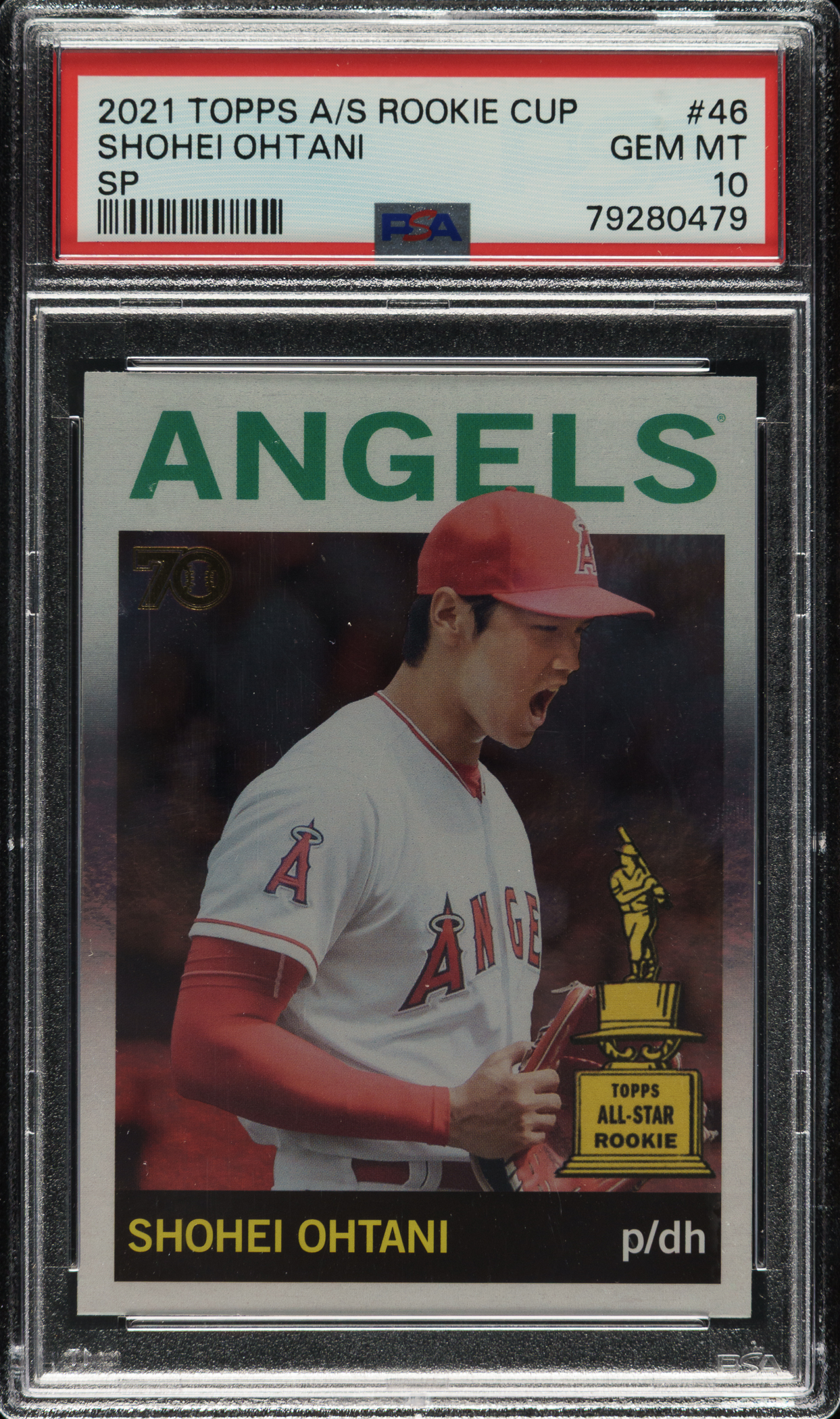 2021 Topps All-Star Rookie Cup #46 Shohei Ohtani SP PSA GEM MINT
