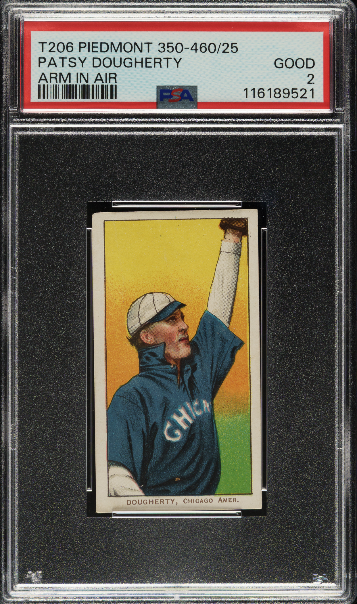 Patsy Dougherty Highlanders 1909-1911 T206 White Border Patsy Dougherty Portrait PSA GOOD 2 | REA ...