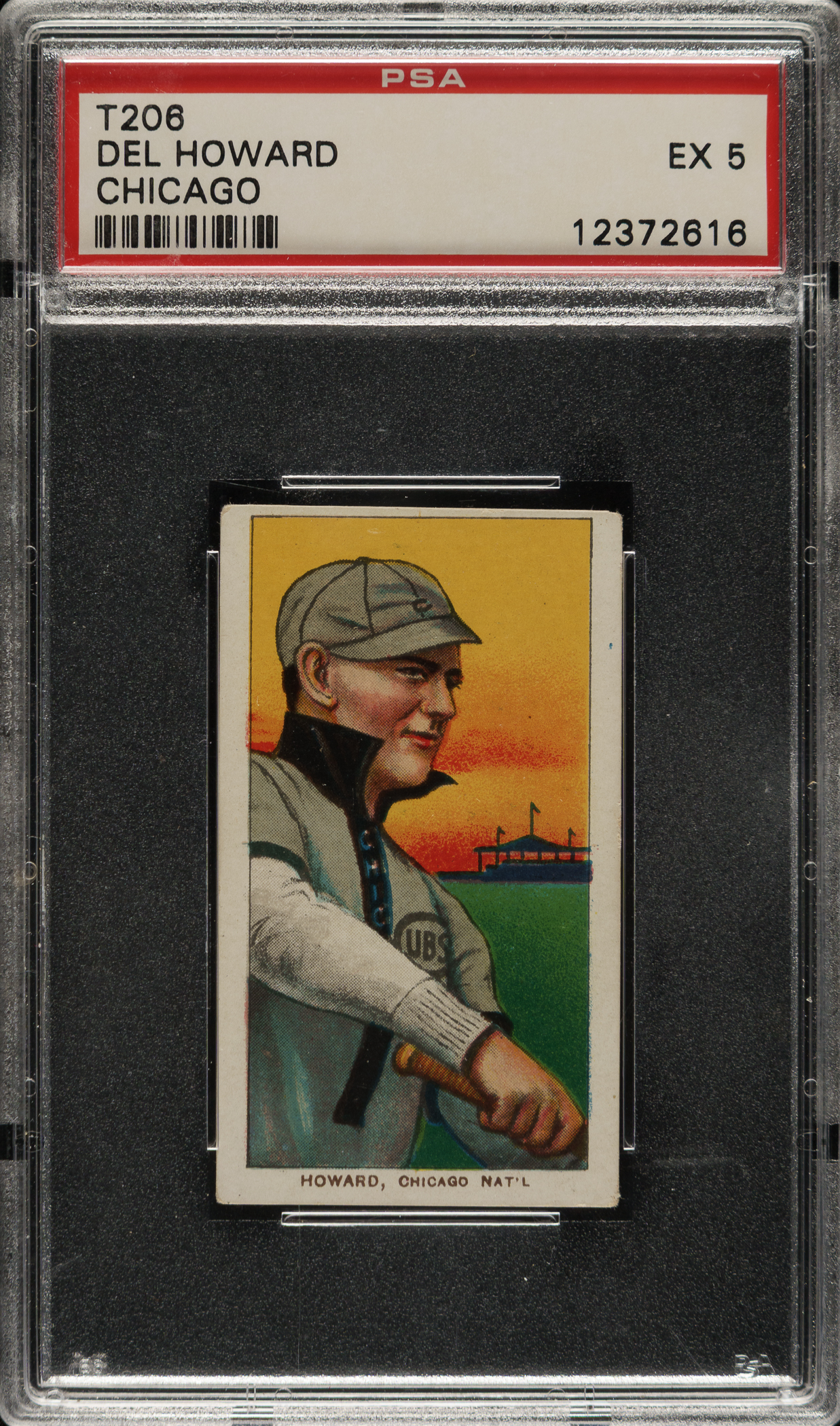 Del Howard 1909-1911 T206 White Border Del Howard PSA EX 5 | REA Archive