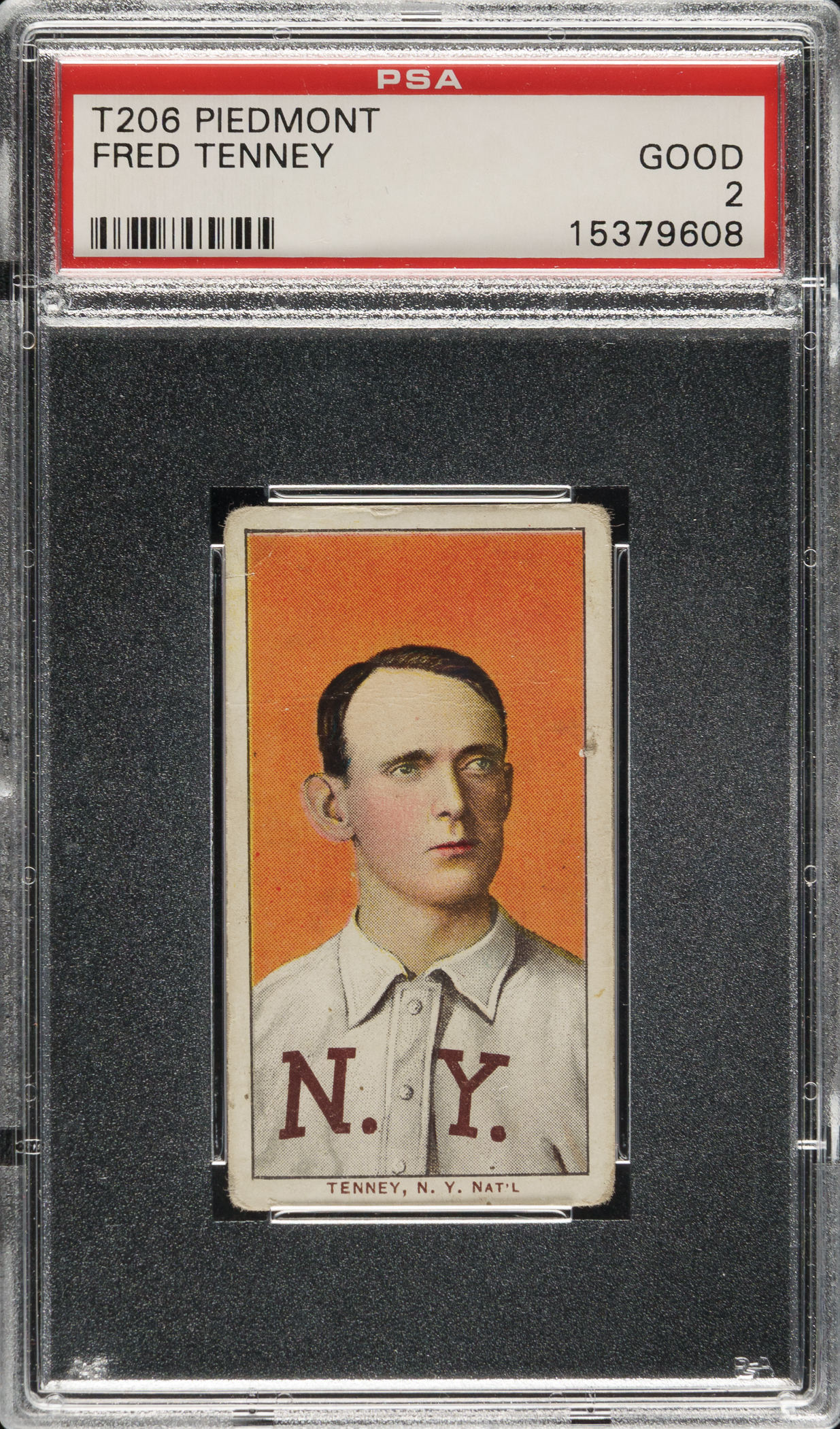 1909-1911 T206 White Border Fred Tenney PSA GOOD 2 | REA Archive