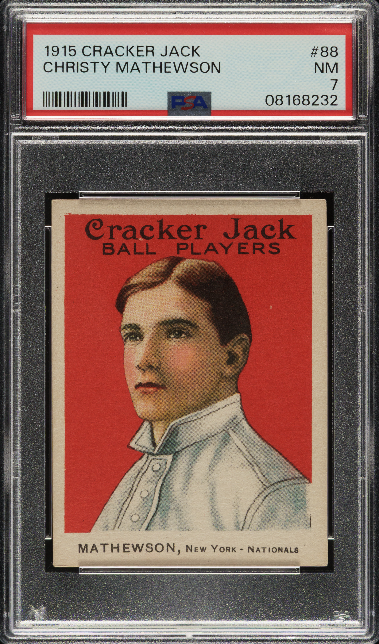 1915-e145-cracker-jack-88-christy-mathewson-psa-nm-7