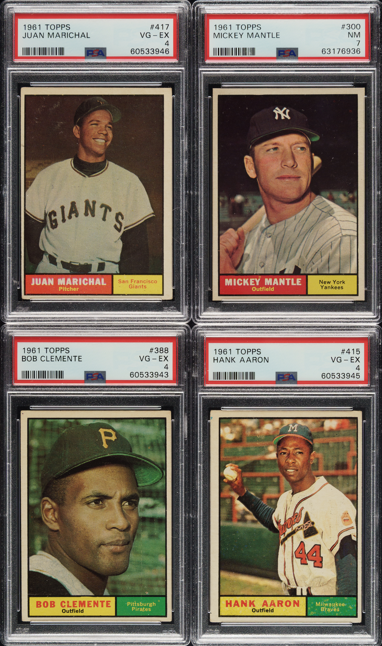 1961 Topps Complete Set (587)
