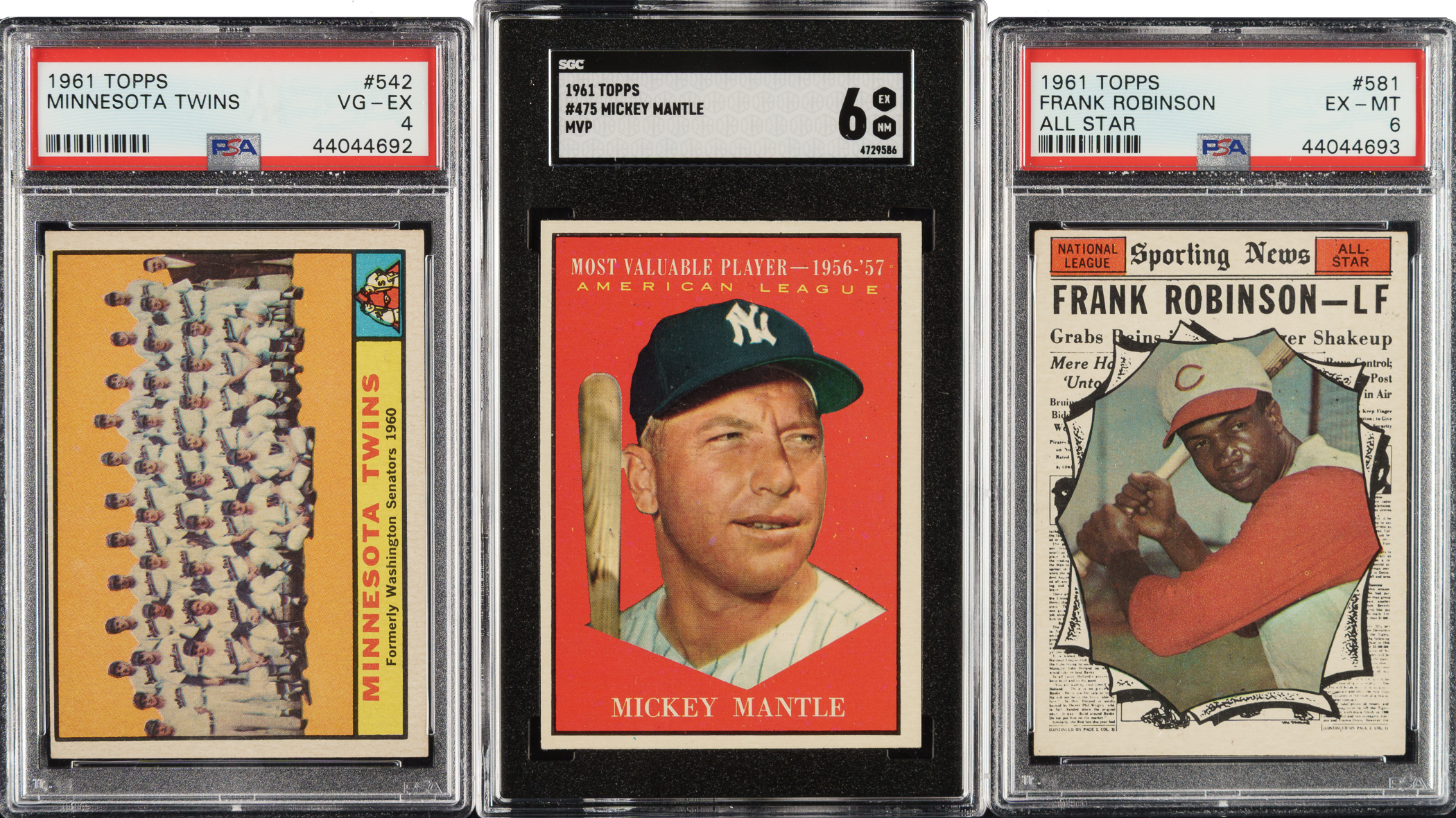 1961 Topps Complete Set (587)