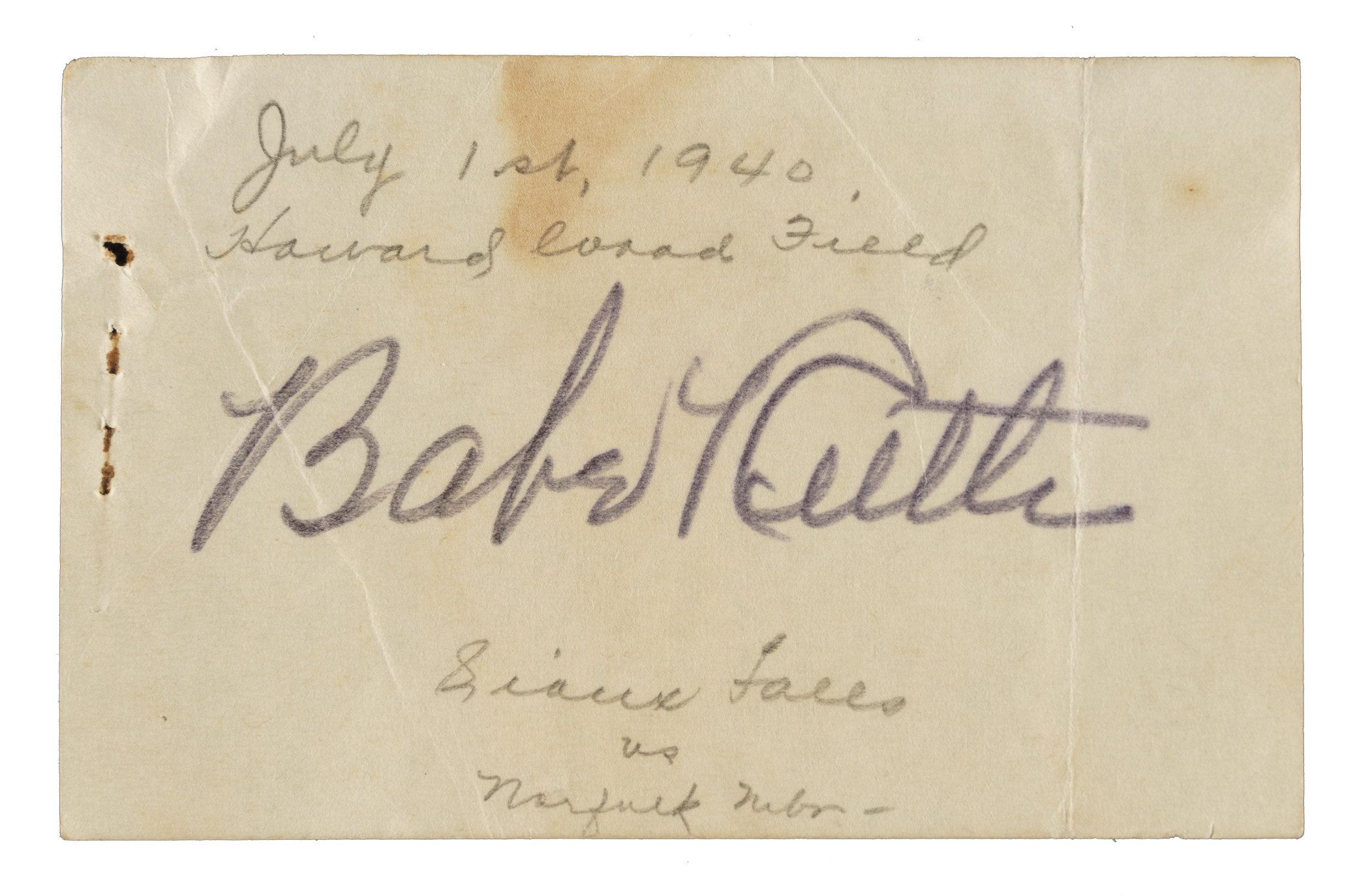 Babe Ruth Cut Signature PSA/DNA MINT 9 | REA Archive