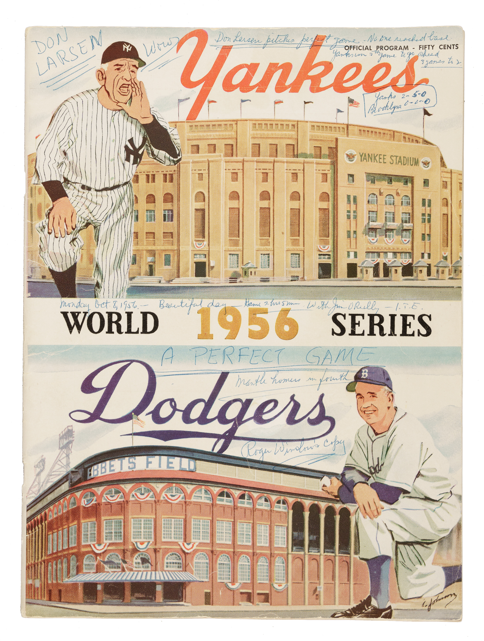 1956 New York Yankees (vs. Brooklyn Dodgers) World Series Game 5