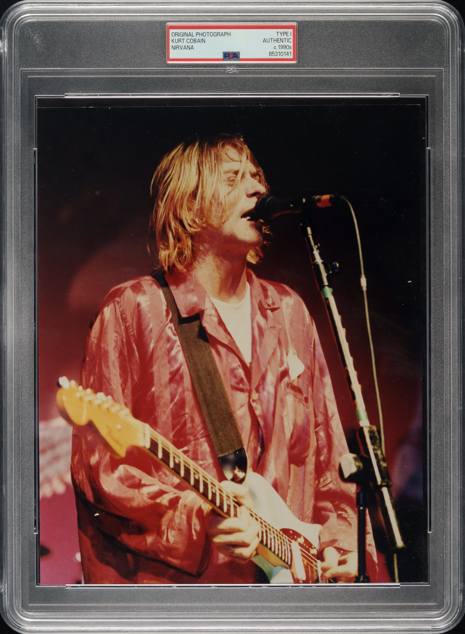 Circa 1990s Kurt Cobain (Nirvana) Original Photograph PSA/DNA Type