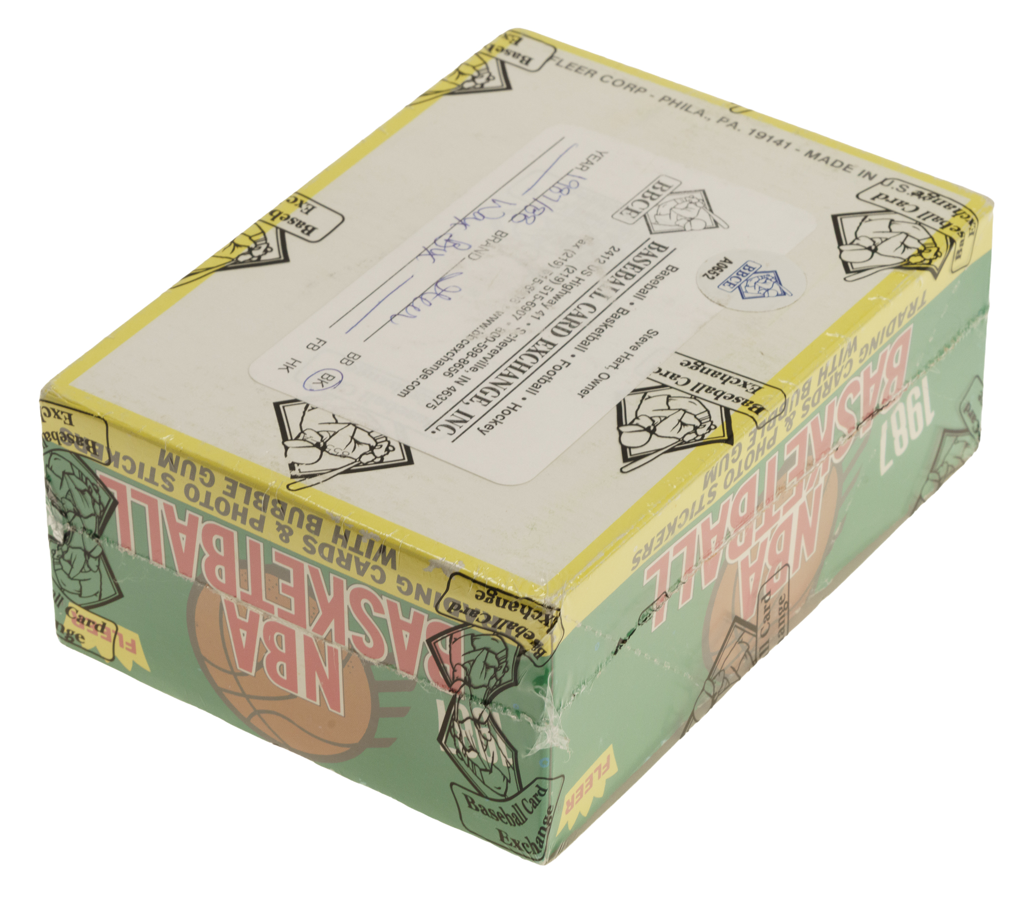 1987-1988 Fleer Basketball Unopened Wax Box (36 Packs) - BBCE | REA Archive