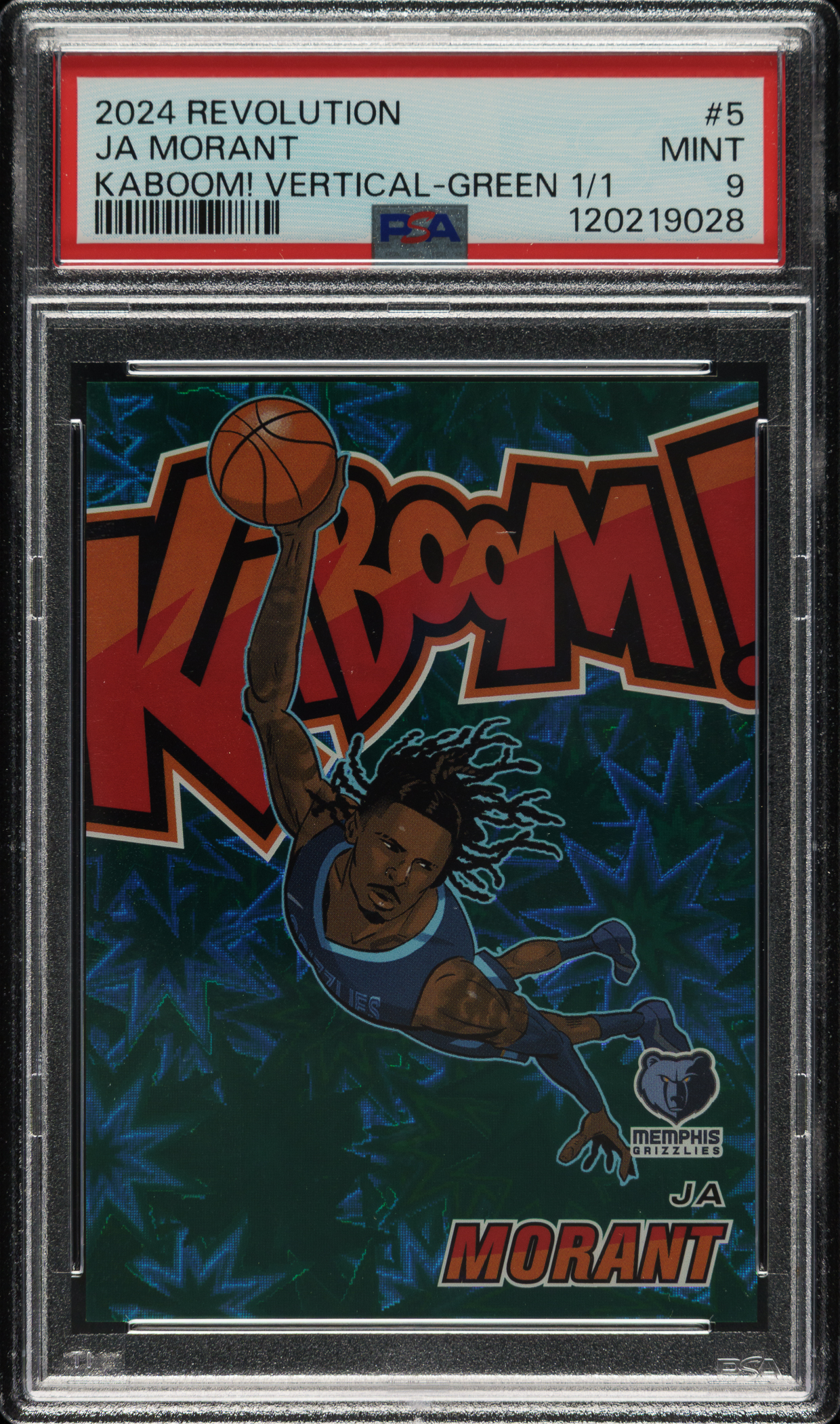 2024-2025 Panini Revolution Kaboom Vertical Basketball #5 Ja