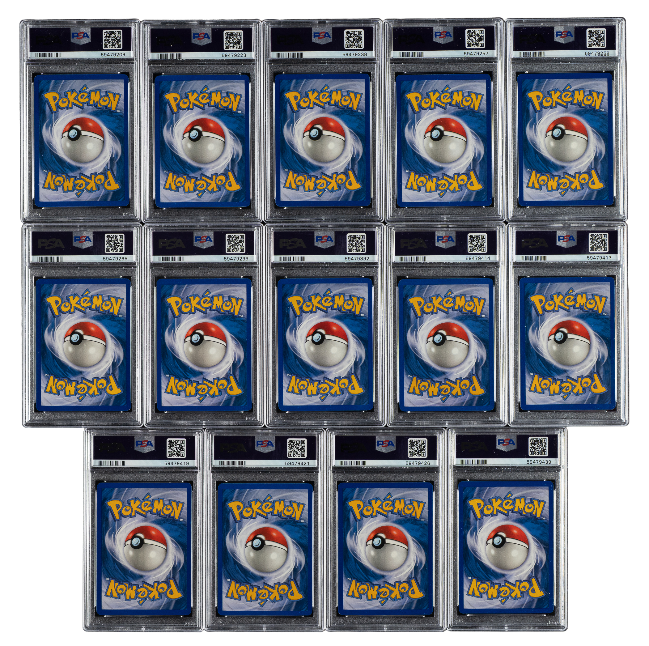 Pokemon Base 1999 Pokemon Base Set PSA MINT 9 Collection (14) | REA Archive