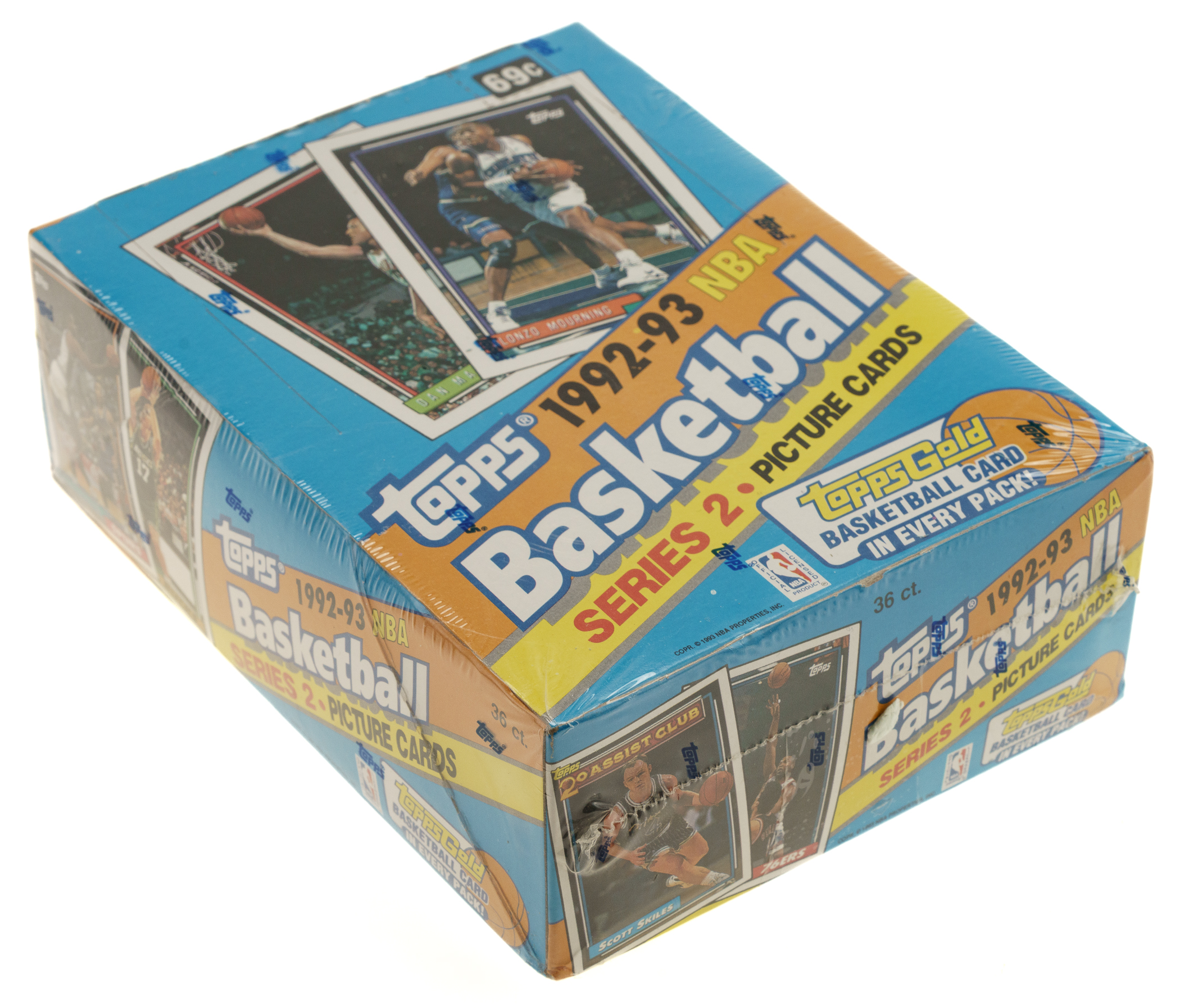 1992-1993 Topps Basketball Second Series Factory-Sealed Unopened Wax ...