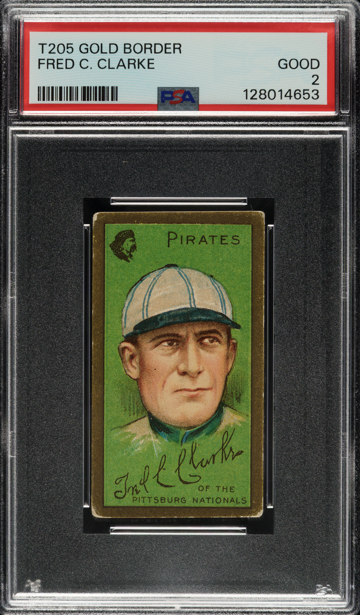 1911 T205 Gold Border Fred Clarke PSA GOOD 2 | REA Archive