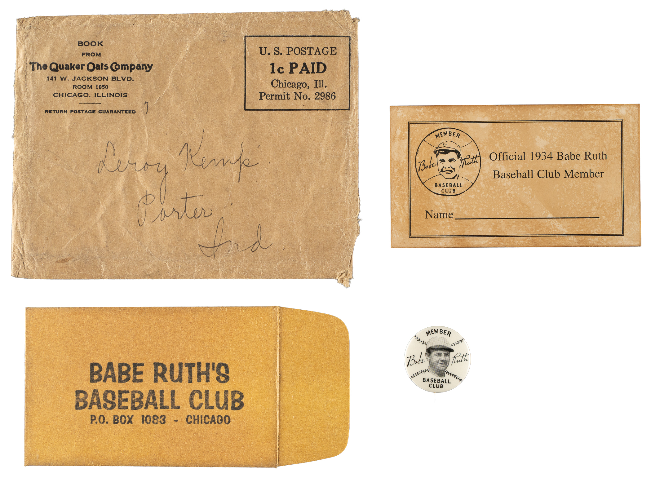 1934 Babe Ruth 