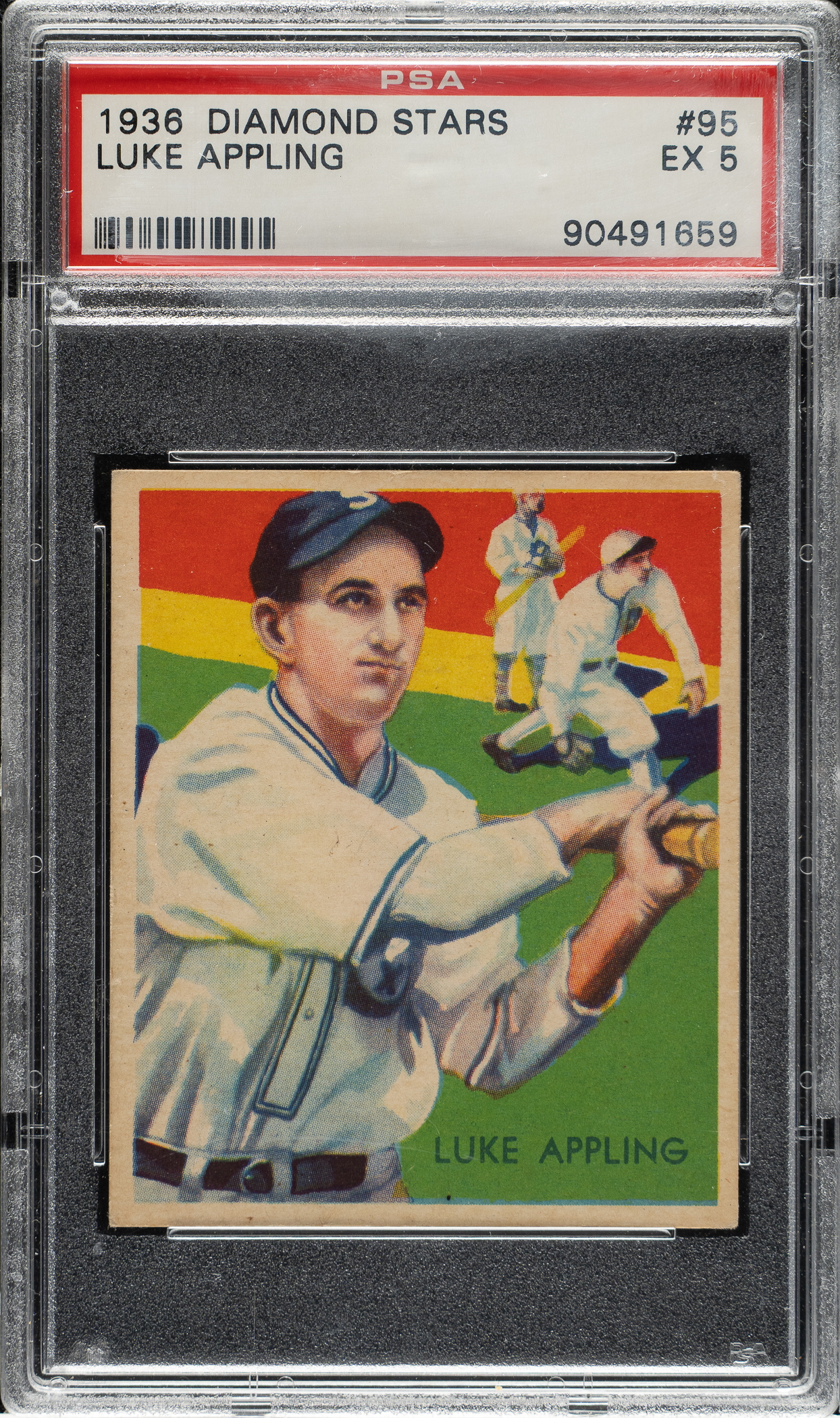 1934-1936 R327 Diamond Stars #95 Luke Appling PSA EX 5 | REA Archive