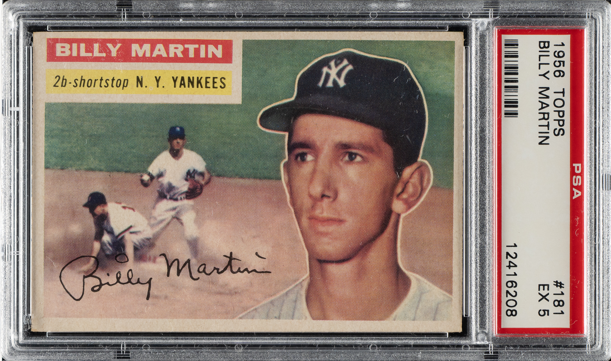 1956 Topps #181 Billy Martin PSA EX 5 | REA Archive