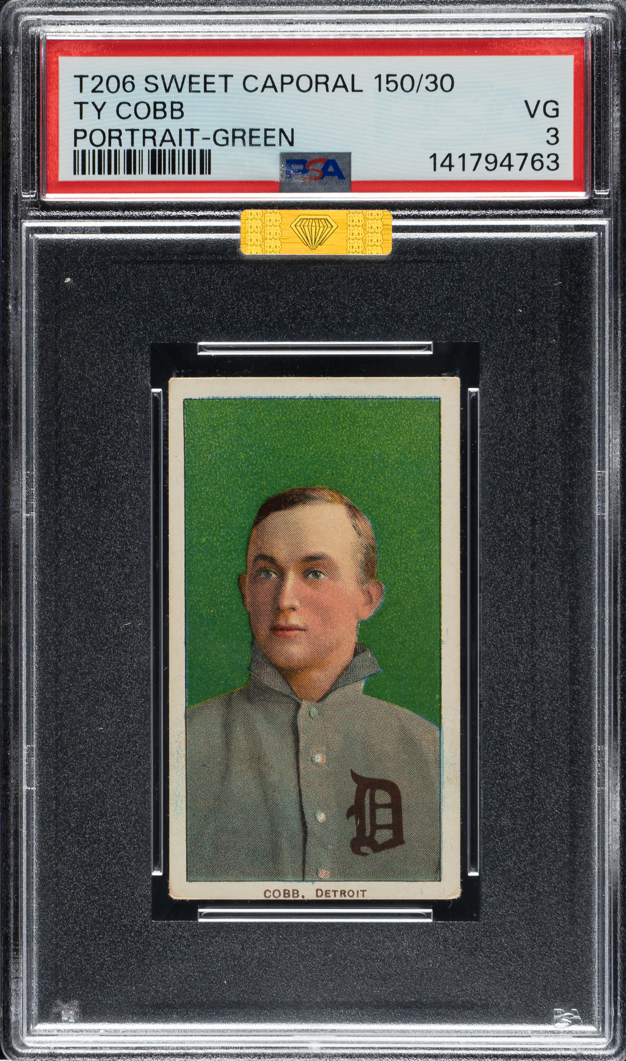 1909-1911-t206-white-border-ty-cobb-portrait-green-background-psa-vg-3-mba-gold-diamond