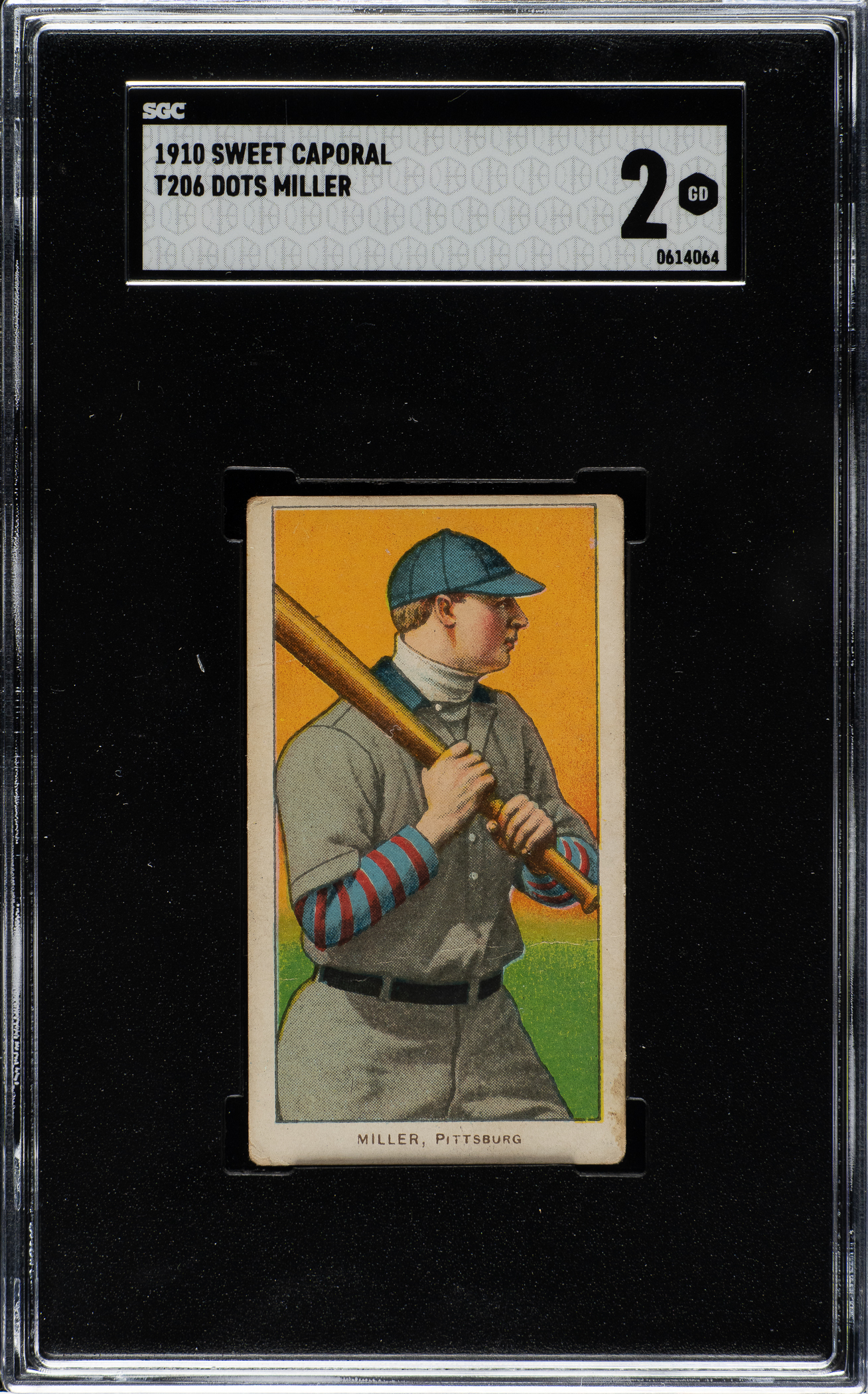 1909-1911 T206 White Border Dots Miller SGC GOOD 2 | REA Archive