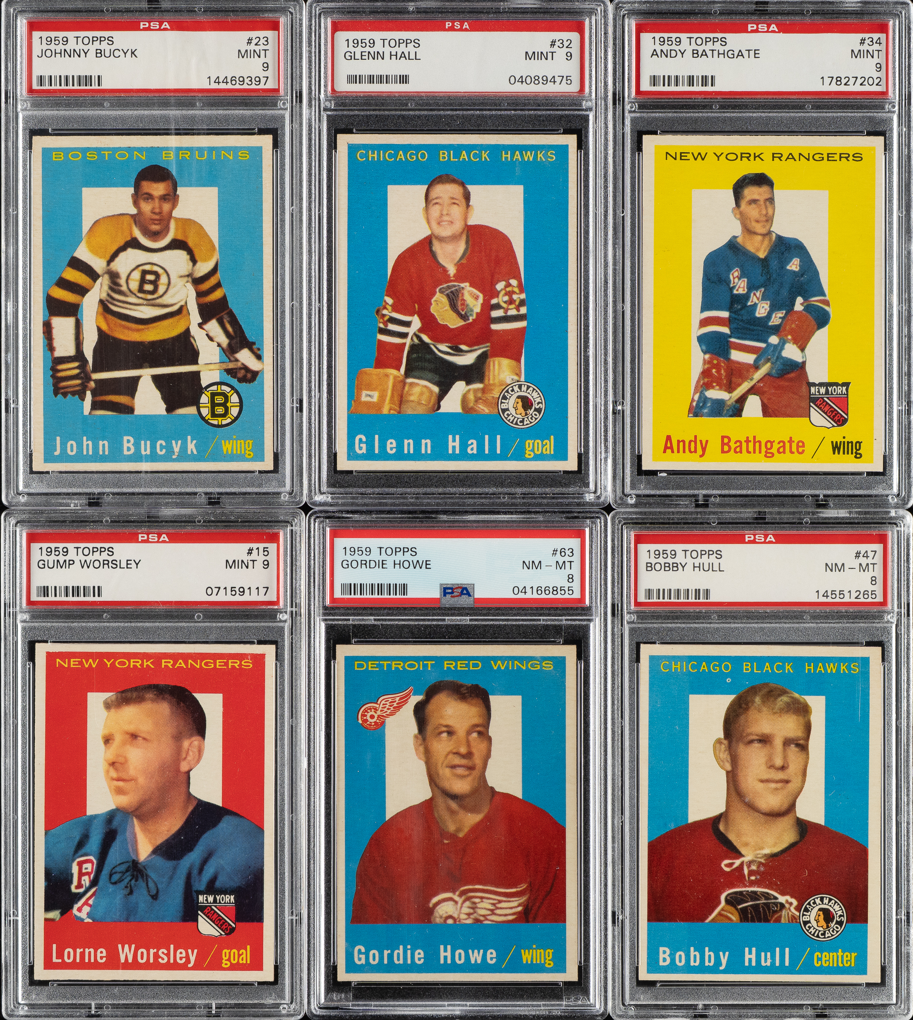 1959-1960-topps-hockey-psa-graded-complete-set-66