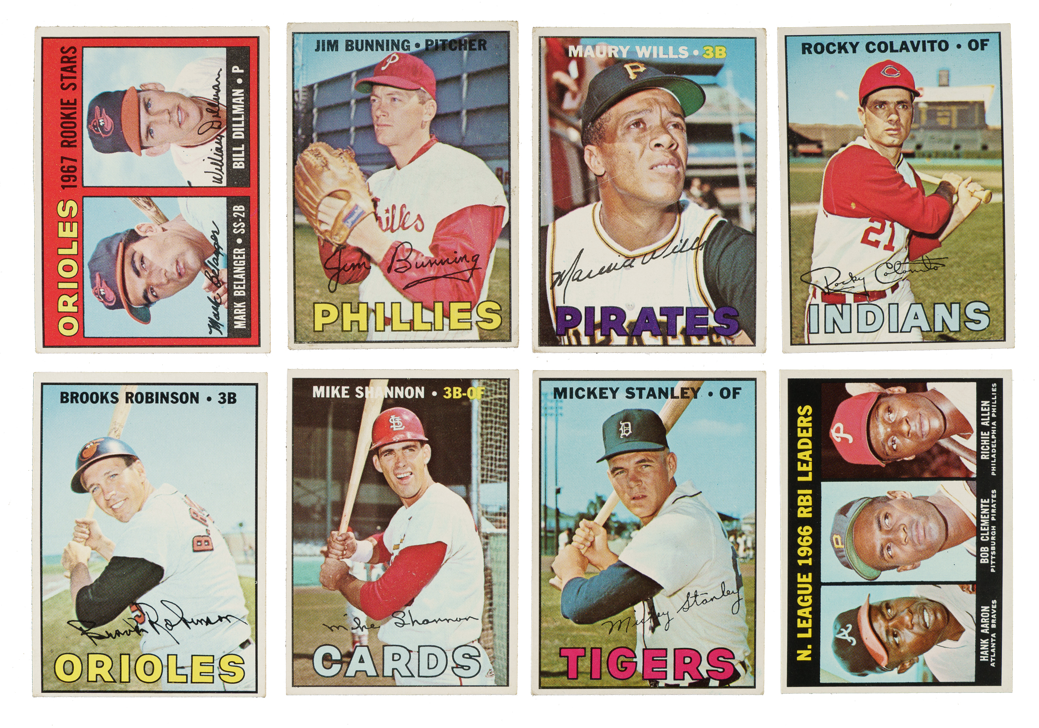 1967 Topps Near-Complete Set (605/609) Including #581 Tom Seaver Rookie ...
