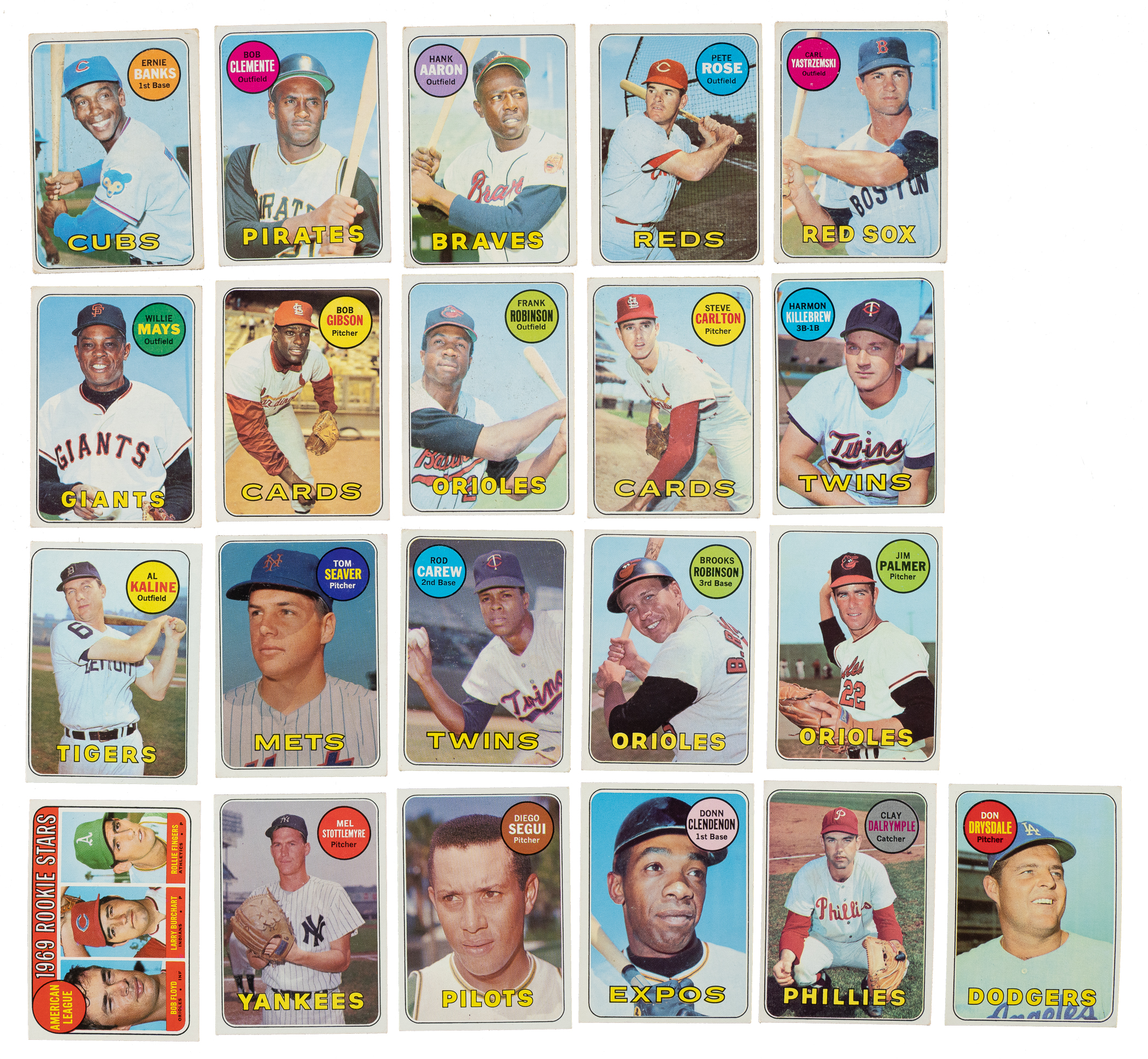 1969 Topps Complete Set (664) | REA Archive