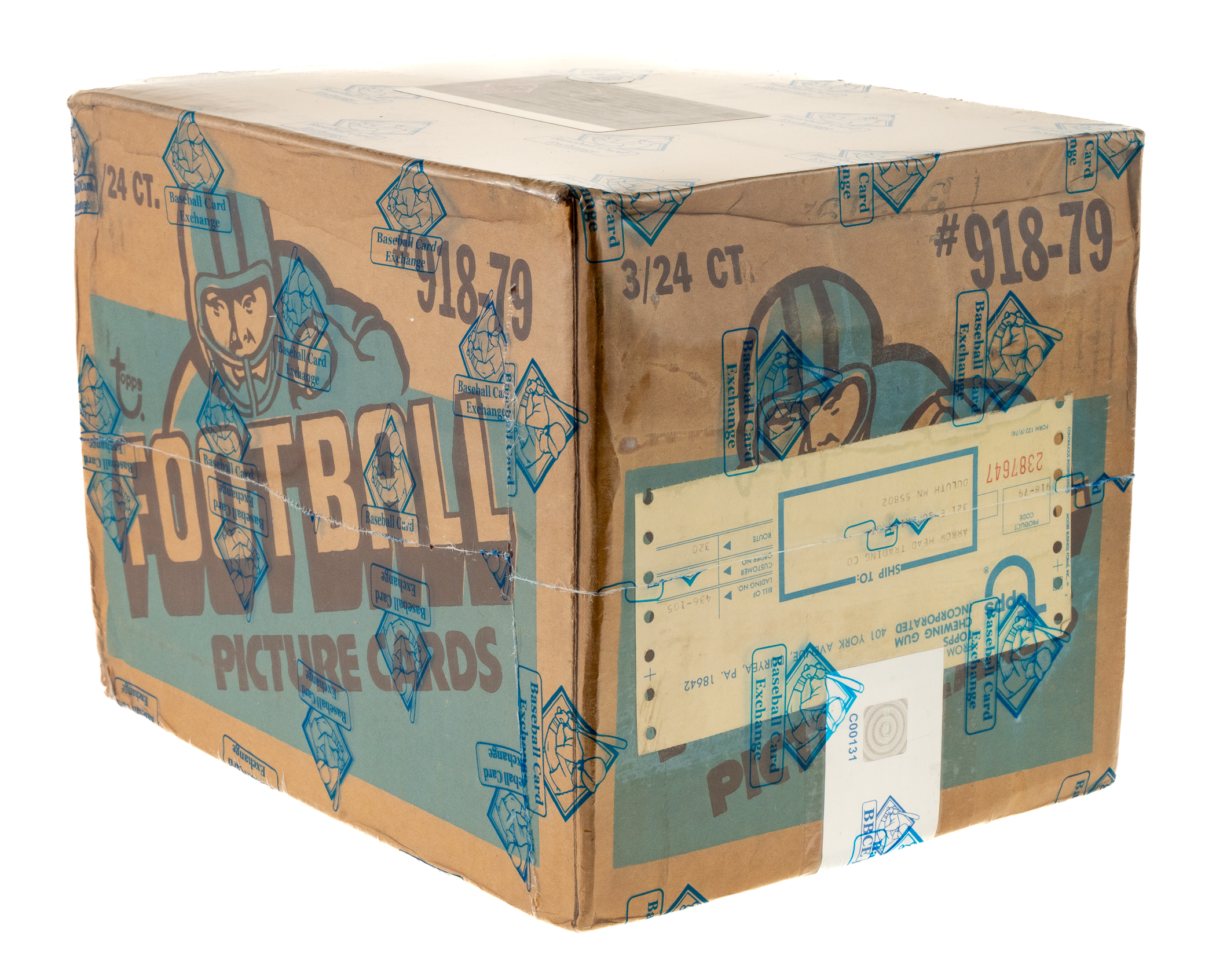 1979 Topps Football Unopened Rack Case (3 Boxes, 72 Packs) - BBCE ...