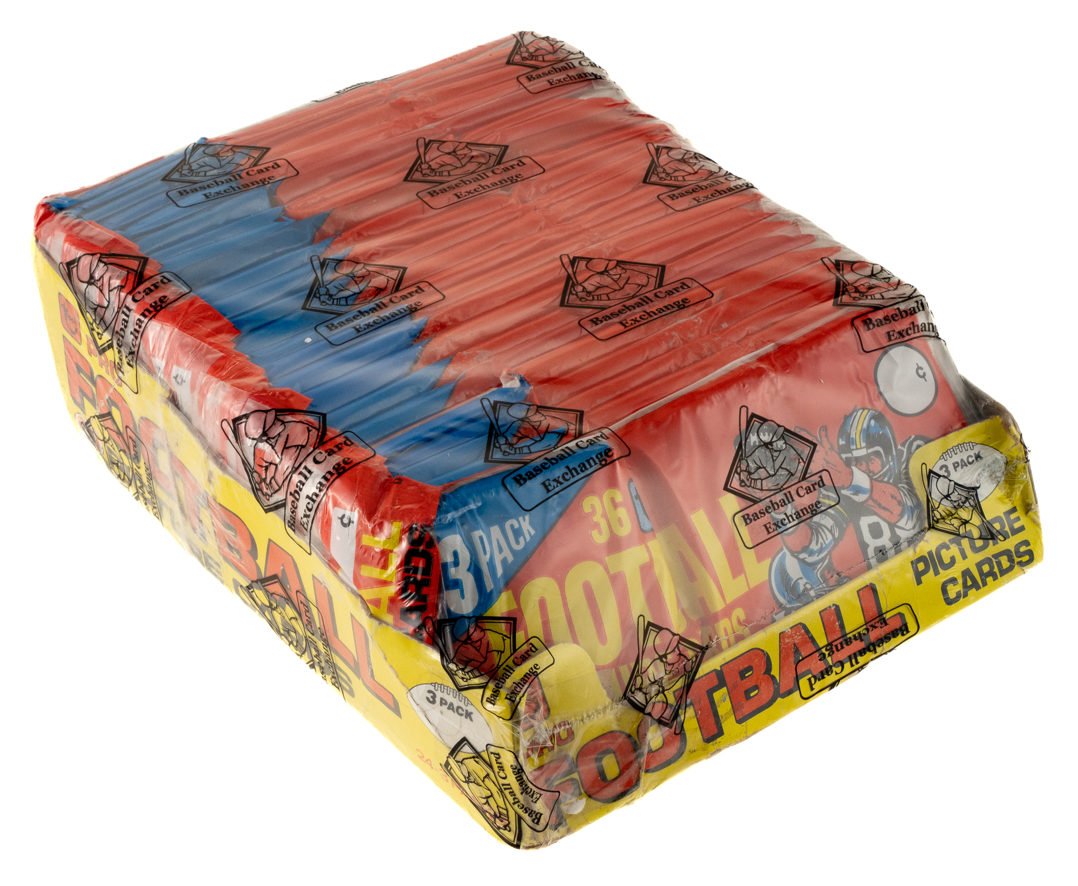 1981 Topps Football Unopened Grocery Rack Pack Box (24 Packs) - BBCE ...
