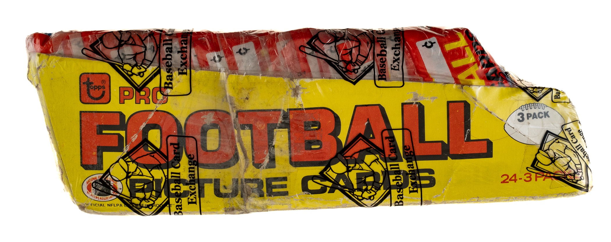 1981 Topps Football Unopened Grocery Rack Pack Box (24 Packs) - BBCE ...