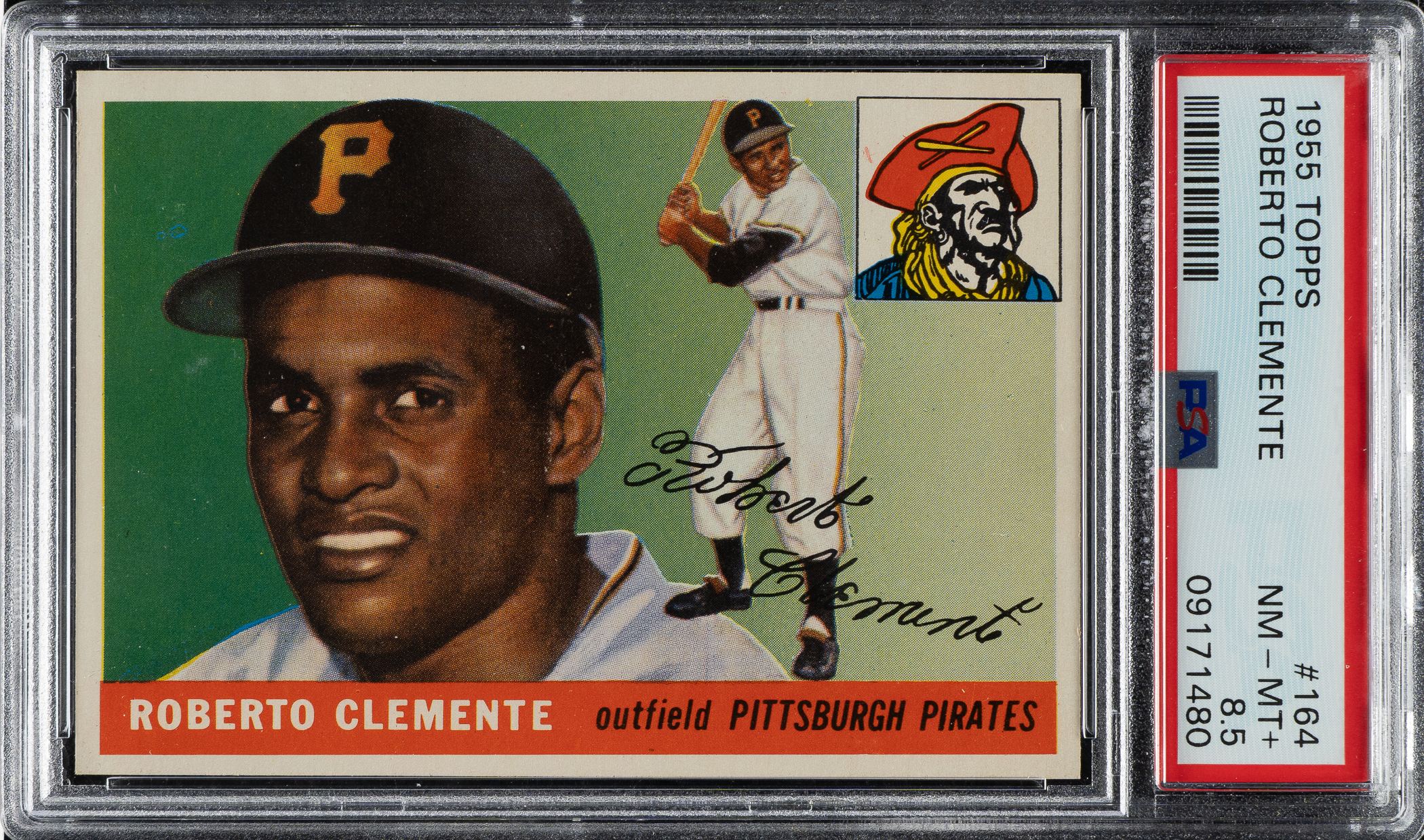 1955-topps-164-roberto-clemente-rookie-psa-nm-mt-85
