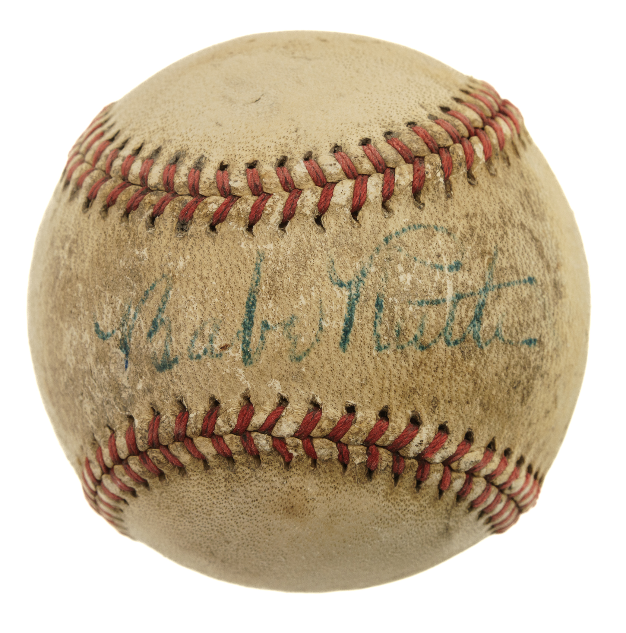 Signerad Rutho Babe Ruth Signed Baseball - Beckett | REA Archive