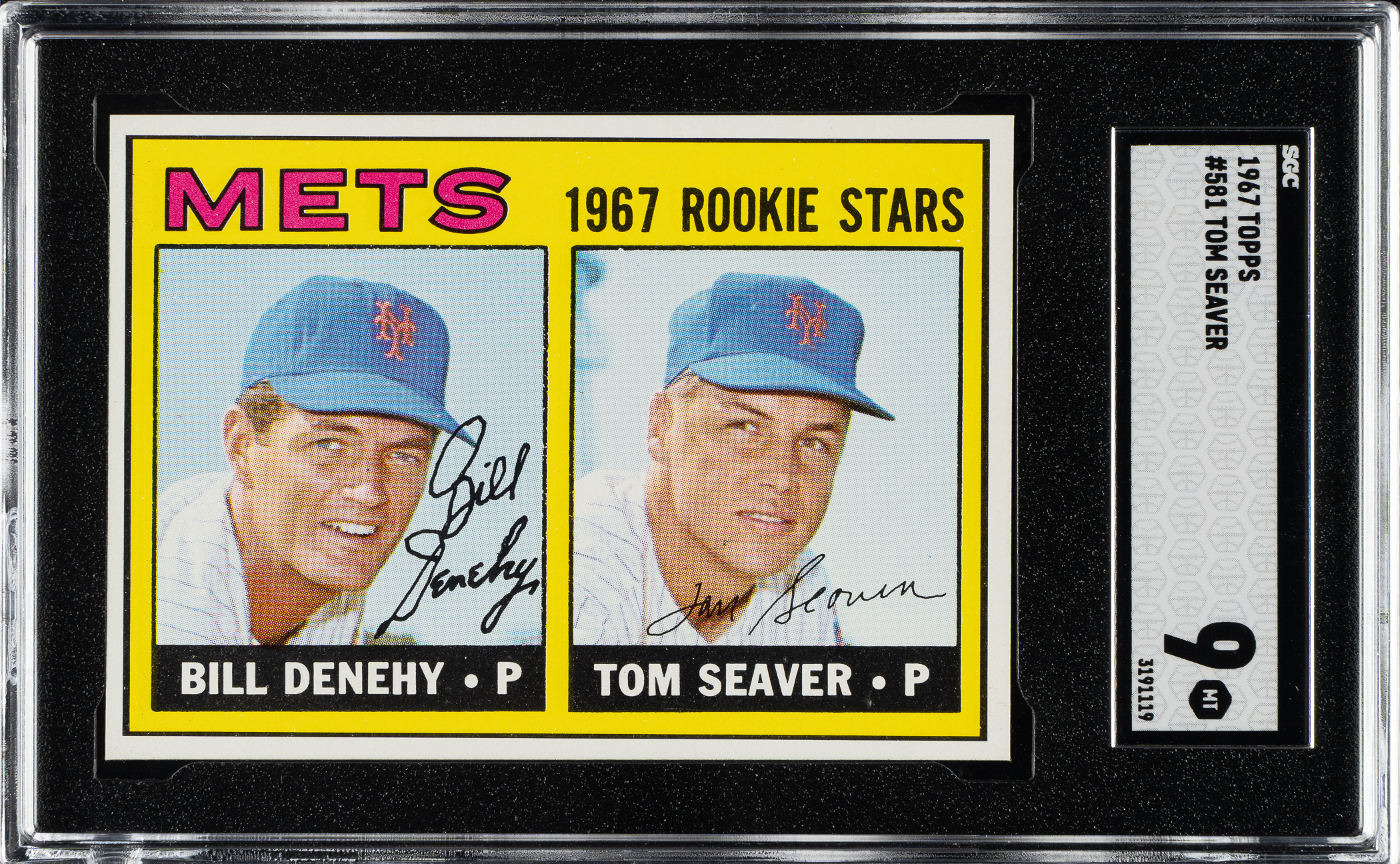 1967 Topps #581 Tom Seaver Rookie SGC MINT 9 | REA Archive