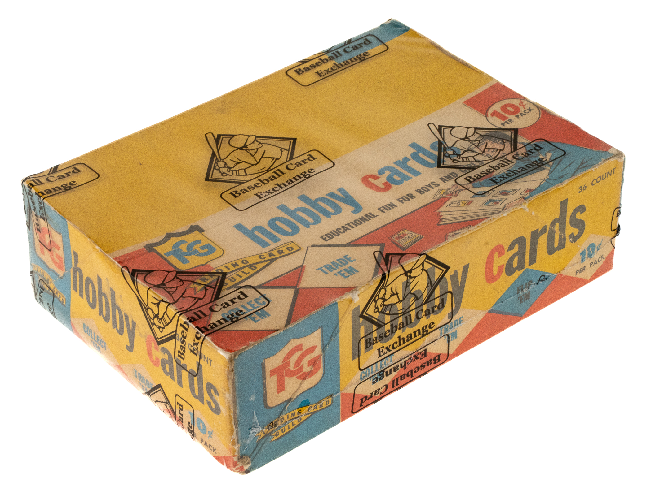 exceptional-1960-topps-unopened-cello-box-36-packs-including-16-fourth-series-mickey-mantle-packs-bbce