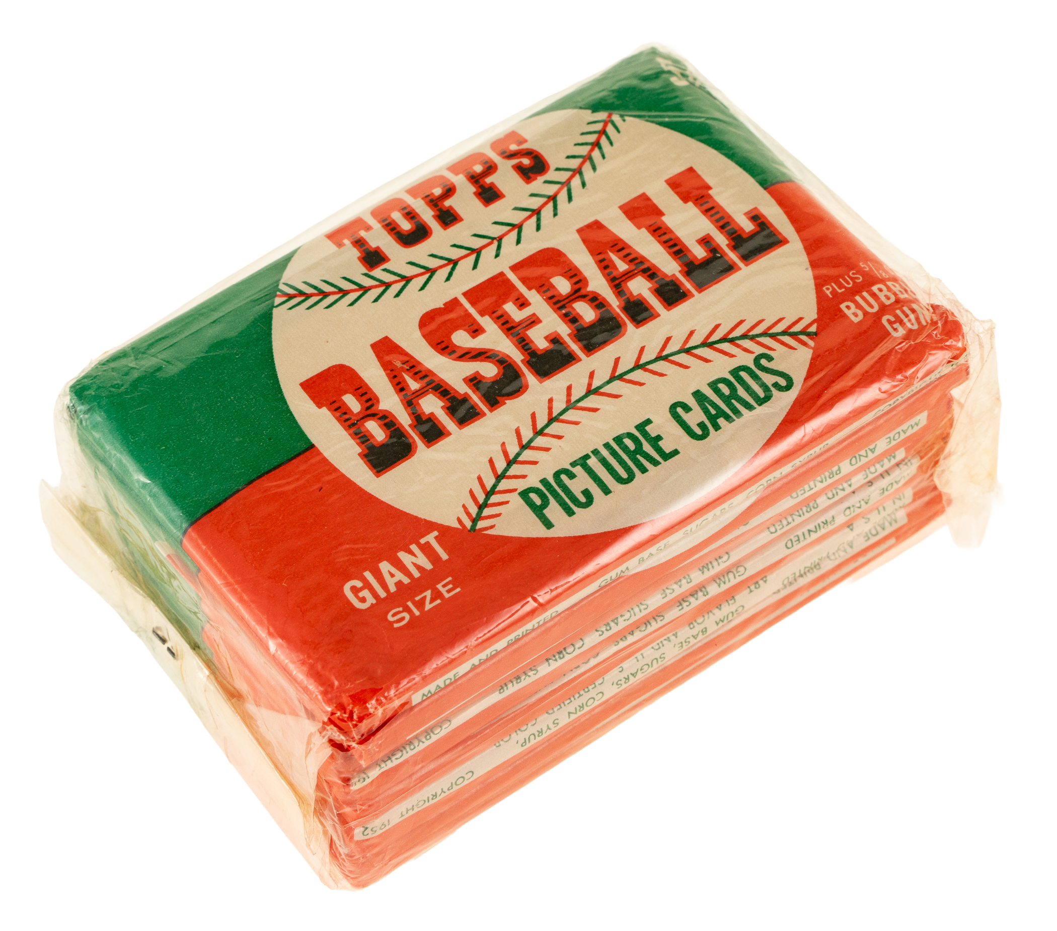 exceptional-1952-topps-unopened-five-cent-wax-pack-collection-8-cellophane-wrapped-brick-from-1990s-seattle-find